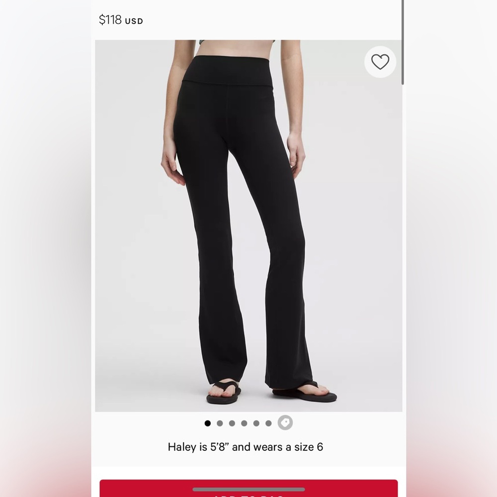 lululemon Nulu Groove Super High-waisted flared legging size 8